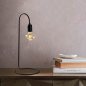 Preview: Tischlampe Metall Schwarz 20x27x24 cm