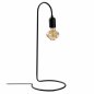 Preview: Tischlampe Metall Schwarz 20x27x24 cm