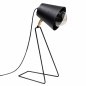 Preview: Tischlampe Metall Schwarz 15x25x40 cm