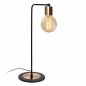 Preview: Tischlampe Metall Bronze Schwarz 17x17x52 cm
