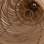 Preview: CEILING PENDANT LAMP NATURAL RATTAN IN NATURAL COLOR Φ34,5x178Hcm
