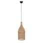 Preview: CEILING PENDANT LAMP NATURAL RATTAN IN NATURAL COLOR Φ34,5x178Hcm