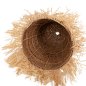 Preview: DECKENHÄNGELEUCHTE GETROCKNETE BANANENBAUMFASERN IN NATÜRLICHER FARBE Φ40x62-152Hcm