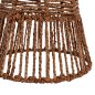 Preview: DECKENHÄNGERLEUCHTE GETROCKNETE BANANENBAUMFASERN IN BRAUN FARBE Φ41x41-136Hcm