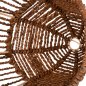 Preview: DECKENHÄNGERLEUCHTE GETROCKNETE BANANENBAUMFASERN IN BRAUN FARBE Φ41x41-136Hcm