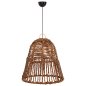 Preview: DECKENHÄNGERLEUCHTE GETROCKNETE BANANENBAUMFASERN IN BRAUN FARBE Φ41x41-136Hcm