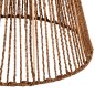 Preview: DECKENHÄNGELEUCHTE GETROCKNETE BANANENBAUMFASERN IN BRAUN FARBE Φ61x61-156cm