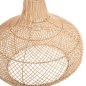 Preview: HÄNGENDE DECKENLEUCHTE NATÜRLICHES RATTAN IN NATÜRLICHER FARBE Φ54x46-141Hcm