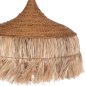 Preview: DECKENANHÄNGER MIT FRANSEN AUS ABACA IN NATÜRLICHER FARBE 80x80x70Hcm