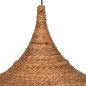 Preview: DECKENANHÄNGER MIT FRANSEN AUS ABACA IN NATÜRLICHER FARBE 80x80x70Hcm