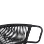 Preview: ΚΑΡΕΚΛΑ ΜΕΤΑΛΛO KAI ΣΥΝΘΕΤΙΚΟ RATTAN ΣΕ ΜΑΥΡΟ 54x62x80Υεκ