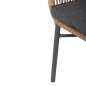Preview: SESSEL ALUMINIUM ANTHRAZIT-PE RATTAN BEIGE-KISSEN ANTHRAZIT57x65x84Hcm