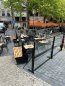 Preview: Windschutz mit Fensterbox höhenverstellbar und Sitzbank