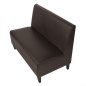 Preview: AMERICAN DINERBANK / GASTRONOMIE / LOUNGESOFA / SITZBANK / DINERMÖBEL/BRAUN