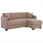 Preview: Ecksofa, 200x133x77cm, beige