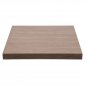 Preview: Quadratische Tischplatte "Vintage-Holz" 60x60 cm aus Melamin 3cm Stärke