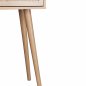 Preview: Konsolentisch "Colm" im Rattan Design 100x29x81 cm