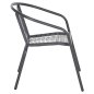Preview: ΠΟΛΥΘΡΟΝΑ ΜΕΤΑΛΛΟ ΓΚΡΙ-ΣΥΝΘ. RATTAN ΓΚΡΙ 54x61x75Υεκ.