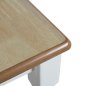 Preview: Holztisch Weiß 150 (+30) x 90 x 75 cm