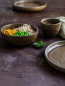 Preview: Tasse ohne Henkel recycled "Bonna Terra Prints" 250cc 6 Set