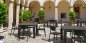 Preview: Outdoor Sessel "Loft" aus Polypropylen in schwarz 53x82x45x54cm