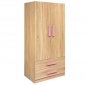 Preview: Wardrobe 2Door "Playroom Sonama" in pink 80x50x180cm