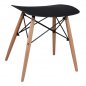 Preview: Barhocker Eames Polypropylen (47x34.5x46,5)  schwarz