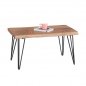Preview: Couchtisch Massiv-Holz Akazie Beistelltisch 115x60x45cm
