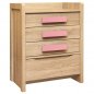 Preview: Schublade "Playroom Sonama" with 4 Drawers in pink 63x40x80cm