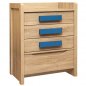 Preview: Schublade "Playroom Sonama" with 4 Drawers in blau 63x40x80cm