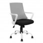Preview: Office swivel chair polypropylene | Gray and white