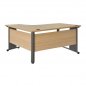 Preview: Eckschreibtisch 160X120X75cm rechts