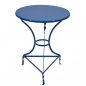 Preview: Traditioneller Metalltisch in der Farbe Blau