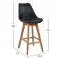 Preview: Barhocker ,,VEGAS“ in Schwarz