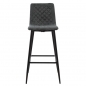 Preview: Barhocker Metall grau