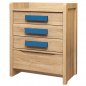 Preview: Schublade "Playroom Sonama" with 4 Drawers in blau 63x40x80cm