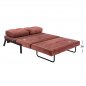 Preview: Sofa Bed Velvet Rosé 2 1/2 seater 151x92x66cm