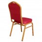 Preview: "Hilton" Bankettstuhl Saalstuhl  Stapelstuhl  Seminarstuhl (rot/gold)