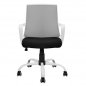 Preview: Office swivel chair polypropylene | Gray and white