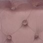 Preview: Velvet Ottoman "Kassie" in rosé Chesterfield type