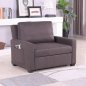 Preview: Sessel-Bett "Kanna" in braun