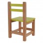 Preview: Children's chair in yellow with natural leg