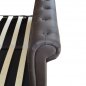 Preview: Bett "T. Chesterfield" mit Stauraum in braun PU WW321.01