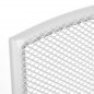 Preview: White metal chair 54x62x89H