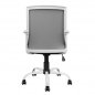Preview: Office swivel chair polypropylene | Gray and white