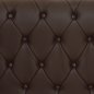 Preview: Bett "T. Chesterfield" mit Stauraum in braun PU WW321.01