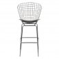 Preview: Barhocker aus Metall in Chrom