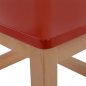 Preview: Chair for kids red with natural leg