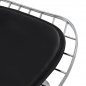 Preview: Barhocker aus Metall in Chrom