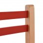 Preview: Chair for kids red with natural leg